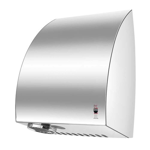 Asciugamani elettrico automatico - 290 - DAN DRYER A/S - da parete / in acciaio inossidabile lucido