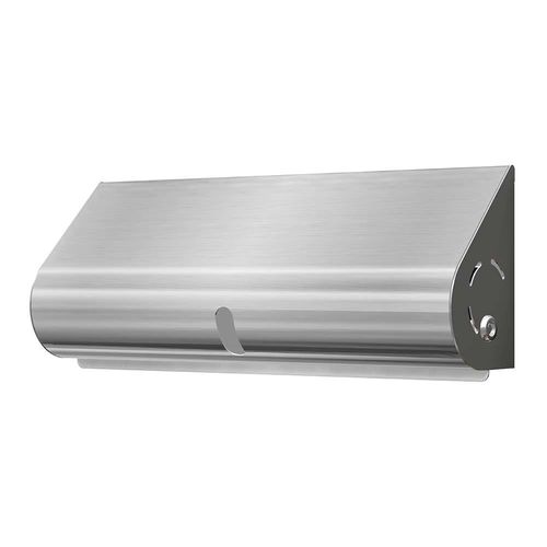 Distributore di salviette da parete - 655 - DAN DRYER A/S - in acciaio inossidabile