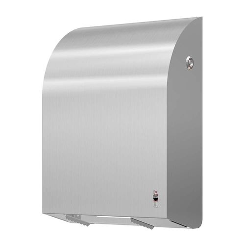 Distributore di carta igienica da parete - 285 - DAN DRYER A/S - in acciaio inossidabile / contract