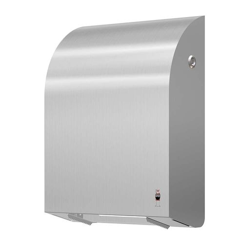 Distributore di carta igienica da parete - 287 - DAN DRYER A/S - in acciaio inossidabile / contract