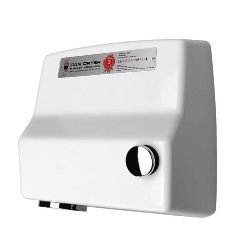 Asciugamani elettrico a pulsante - AA - DAN DRYER A/S - da parete / in alluminio