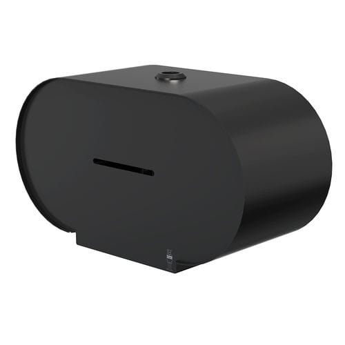 Distributore di carta igienica da parete - 3375 - DAN DRYER A/S - in acciaio / per due rulli / contract