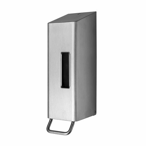 Distributore di sapone professionale - 831 - DAN DRYER A/S - da parete / in acciaio inossidabile spazzolato / manuale