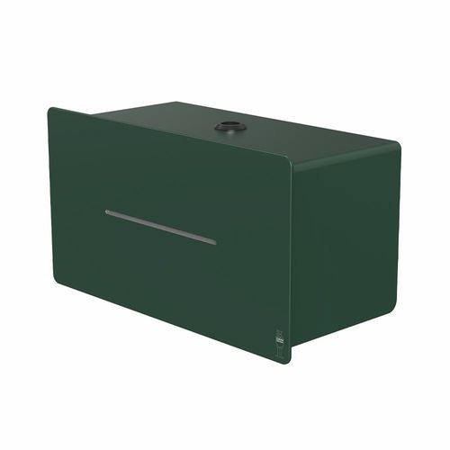 Distributore di carta igienica da parete - 4076 - DAN DRYER A/S - in acciaio inossidabile / per due rulli / per bagno pubblico