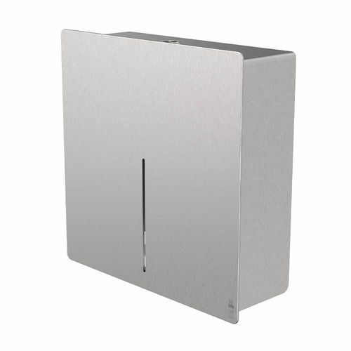 Distributore di salviette da parete - 4100 - DAN DRYER A/S - in acciaio inossidabile / contract / per bagno pubblico
