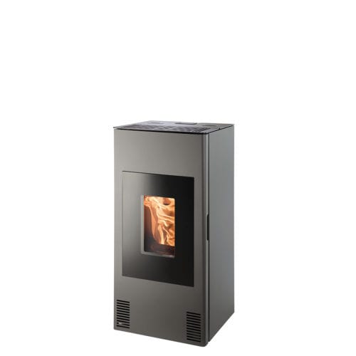 Stufa a pellet - HSP 4.0-F1 - HAAS + SOHN Ofentechnik GmbH - 8.5 kW / da appoggio / contemporanea