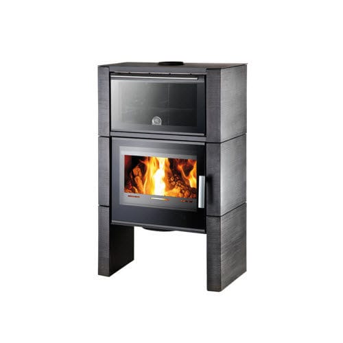 Stufa a legna - NEWHAM EASY - HAAS + SOHN Ofentechnik GmbH - 8 kW / con piedi / contemporanea