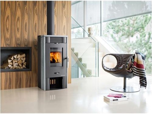Stufa a legna - ANDRO - HAAS + SOHN Ofentechnik GmbH - contemporanea / in metallo