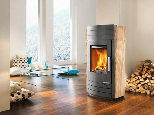 Stufa a legna - I-2020 - HAAS + SOHN Ofentechnik GmbH - contemporanea / in metallo