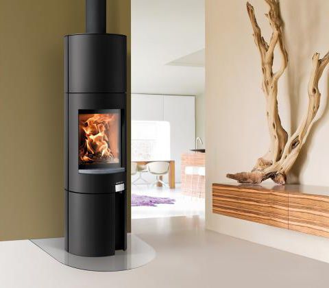 Stufa a legna - FICUS  - HAAS + SOHN Ofentechnik GmbH - contemporanea / in metallo