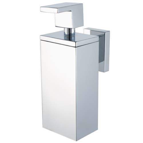 Distributore di sapone per uso residenziale - EDGE - HACEKA B.V. - da parete / in acciaio inossidabile / manuale