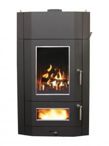 Termostufa a pellet - JUPO 15K - Hansa Öl- und Gasbrenner GmbH - contemporanea / in acciaio