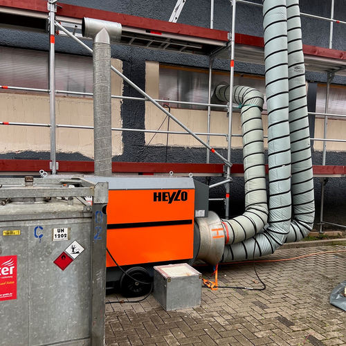 Aerotermo ad olio combustibile - K 120 - Dantherm Group A/S - da appoggio / portatile