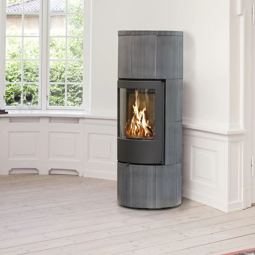 Stufa a legna - TROJA  - Jydepejsen A/S - 0 - 5 kW / 8 kW / a pavimento