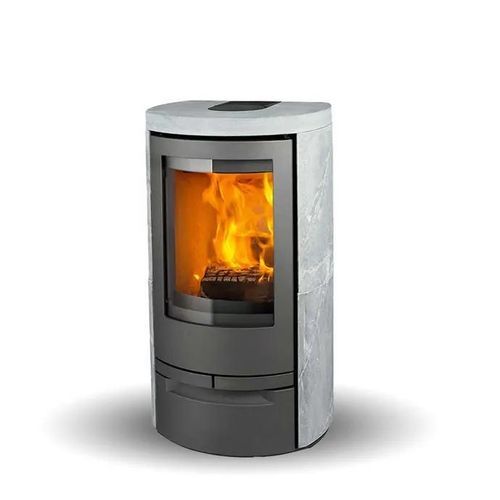 Stufa a legna - COSMO 971 SOAPSTONE - Jydepejsen A/S - da appoggio / contemporanea / in steatite