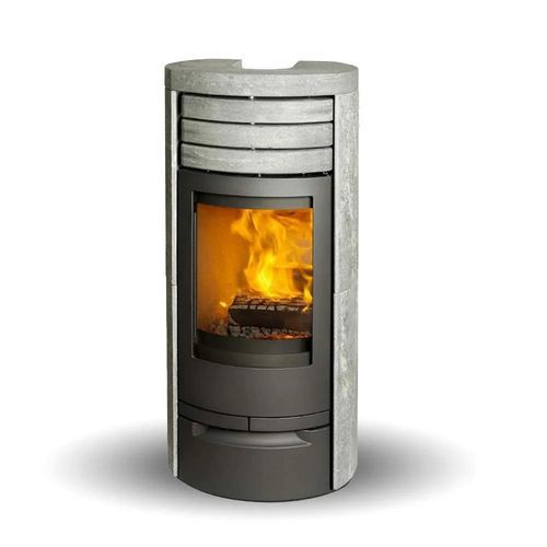 Stufa a legna - COSMO 971 SPECIAL S - Jydepejsen A/S - da appoggio / contemporanea / in steatite