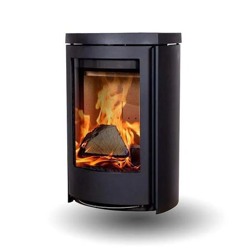 Stufa a legna - COZY CLASSIC WALL - Jydepejsen A/S - da parete / contemporanea / in steatite