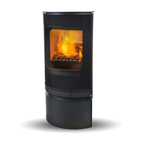 Stufa a legna - ELEGANCE CLASSIC - Jydepejsen A/S - da appoggio / contemporanea / in acciaio