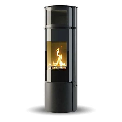 Stufa a legna - OMEGA CHEF - Jydepejsen A/S - da appoggio / design minimalista / in steatite