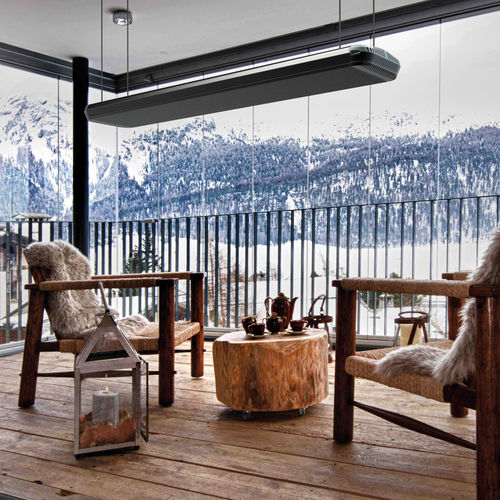 Stufa ad infrarossi da soffitto - HOT-TOP 9818 - MO-EL - sospesa / elettrica / contract