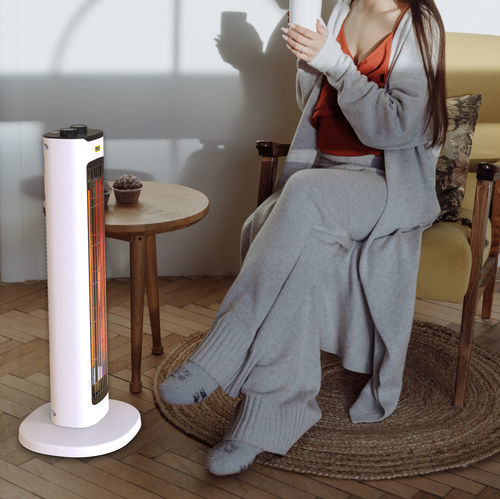 Stufa ad infrarossi da terra - 840C MAUI - MO-EL - elettrica / tubo radiante / mobile
