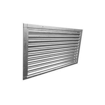 Griglia di ventilazione in acciaio inossidabile - CL-GL50Z SERIE - MP3 - in acciaio galvanizzato / rettangolare / acustica