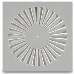 Diffusore d'aria da parete - KPQ SERIES - MP3 - quadrato / circolare / elicoidale