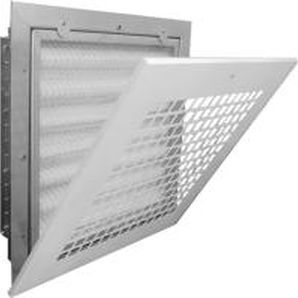 Griglia di ventilazione in acciaio galvanizzato - CL-GMQPF SERIE - MP3 - rettangolare / da interno / per porta