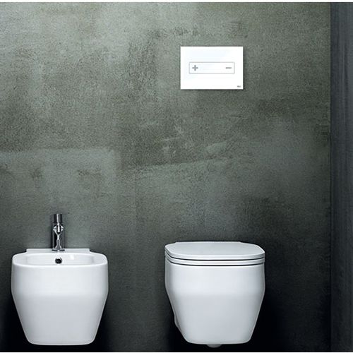 Placca di scarico doppia - OCEANIA - OLI - Sistemas Sanitários S.A. - contract / per uso residenziale