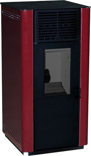 Termostufa a pellet - FIRST FIRE H1 - Pasqualicchio - contemporanea / in acciaio