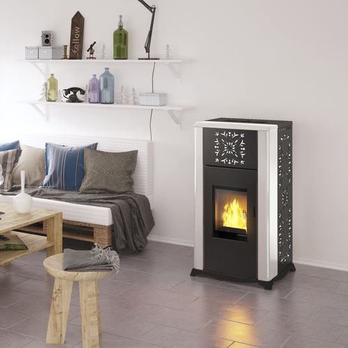Termostufa a pellet - MEISSA - Pasqualicchio - 10 kW...20 kW / 20 kW...50 kW / multicombustibile