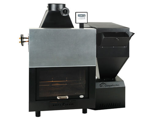 Focolare chiuso a pellet - TERMOCOMPACT - Pasqualicchio - a 1 faccia / in metallo