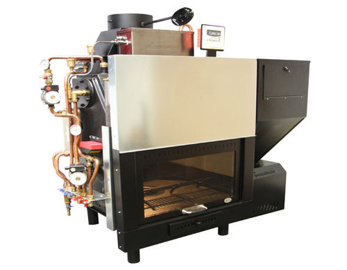 Focolare chiuso a legna - TERMOCOMPACT KIT IDRO  - Pasqualicchio - a 1 faccia / in metallo