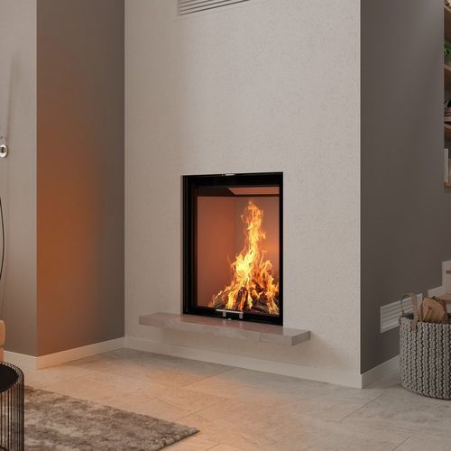 Focolare chiuso a legna - Arte Bh - Spartherm - The Fire Company - a 1 faccia / in metallo / da incasso