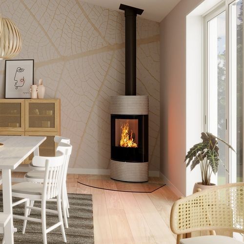Stufa a legna - Senso L fashion - Spartherm - The Fire Company - 5 kW...10 kW / 0 - 5 kW / a pavimento