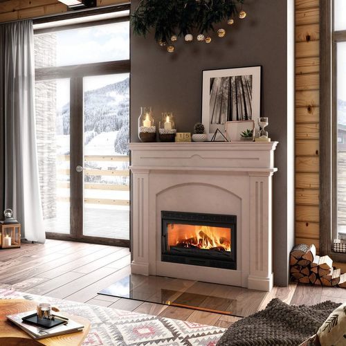 Inserto per camini a legna - cassette 1V - Spartherm - The Fire Company - in metallo / contemporaneo / classe A+