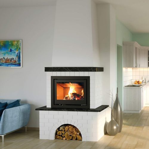 Inserto per camini a legna - Linear cassette L 800 - Spartherm - The Fire Company - in metallo / contemporaneo / classe A