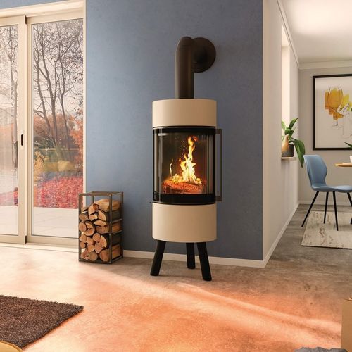 Stufa a legna - Passo XS tripod - Spartherm - The Fire Company - 5 kW...10 kW / 0 - 5 kW / con piedi