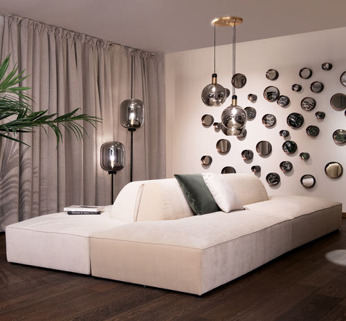 Divano modulare - CALI - EUROFASHION HOMETEXTILES & CONCEPTS - contemporaneo / in tessuto / con cuscino rimovibile