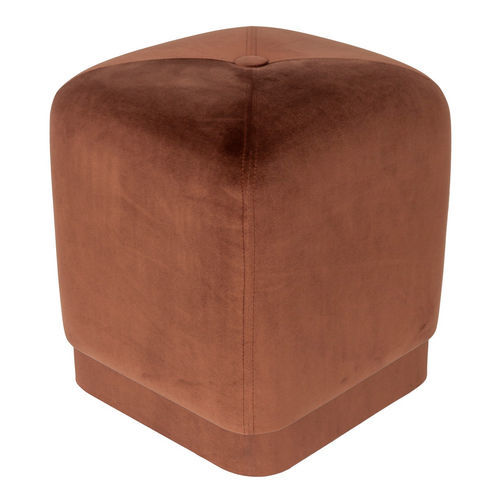 Pouf contemporaneo - BOBO - EUROFASHION HOMETEXTILES & CONCEPTS - in tessuto / in legno / quadrato
