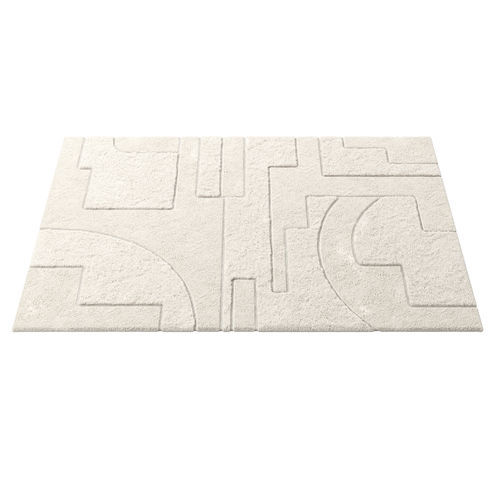 Tappeto contemporaneo - FARO - EUROFASHION HOMETEXTILES & CONCEPTS - a motivi / in lana / rettangolare