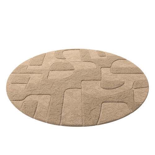 Tappeto contemporaneo - SABI - EUROFASHION HOMETEXTILES & CONCEPTS - a motivi / in lana / rotondo