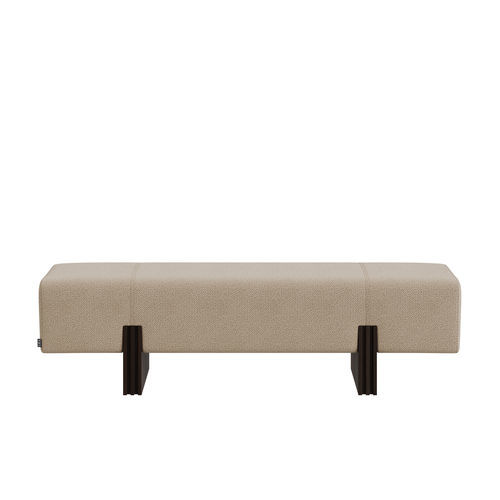 Divanetto imbottito contemporaneo - LANDON - EUROFASHION HOMETEXTILES & CONCEPTS - in tessuto / con supporto in faggio / in faggio