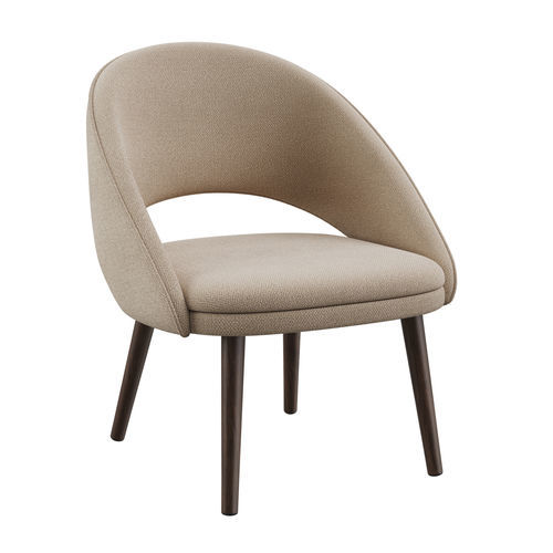 Poltrona contemporanea - BEND - EUROFASHION HOMETEXTILES & CONCEPTS - in tessuto / in faggio / beige