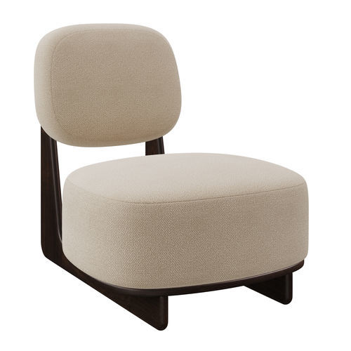 Chauffeuse contemporanea - TATE - EUROFASHION HOMETEXTILES & CONCEPTS - in tessuto / in faggio / grigia