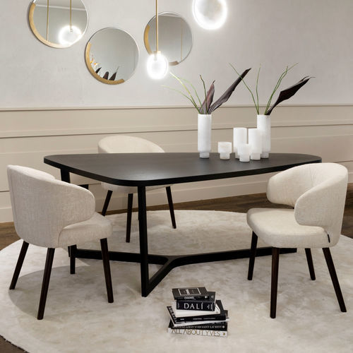 Sedia contemporanea - PENTA - EUROFASHION HOMETEXTILES & CONCEPTS - da interno / in tessuto / con supporto in faggio