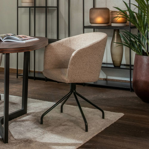 Sedia contemporanea - RATIO - EUROFASHION HOMETEXTILES & CONCEPTS - da interno / in tessuto / con supporto in metallo