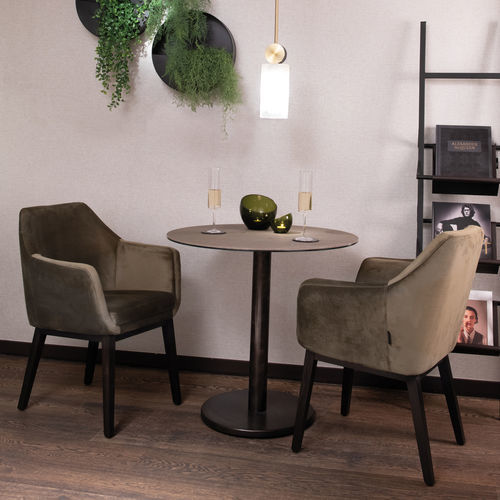 Sedia contemporanea - VOLVERE - EUROFASHION HOMETEXTILES & CONCEPTS - da interno / in tessuto / con supporto in faggio