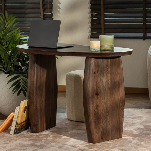 Scrivania da terra - MOZI - EUROFASHION HOMETEXTILES & CONCEPTS - contemporanea / in legno / dritta