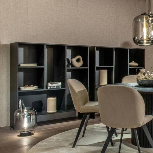 Scaffale alto - CHIOS - EUROFASHION HOMETEXTILES & CONCEPTS - contemporaneo / in legno / nero